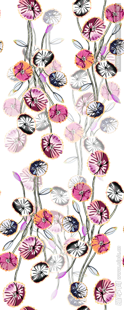 手绘花