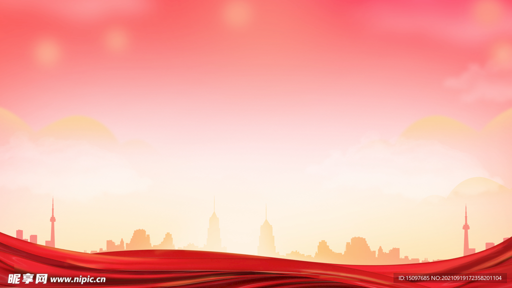 红色背景  