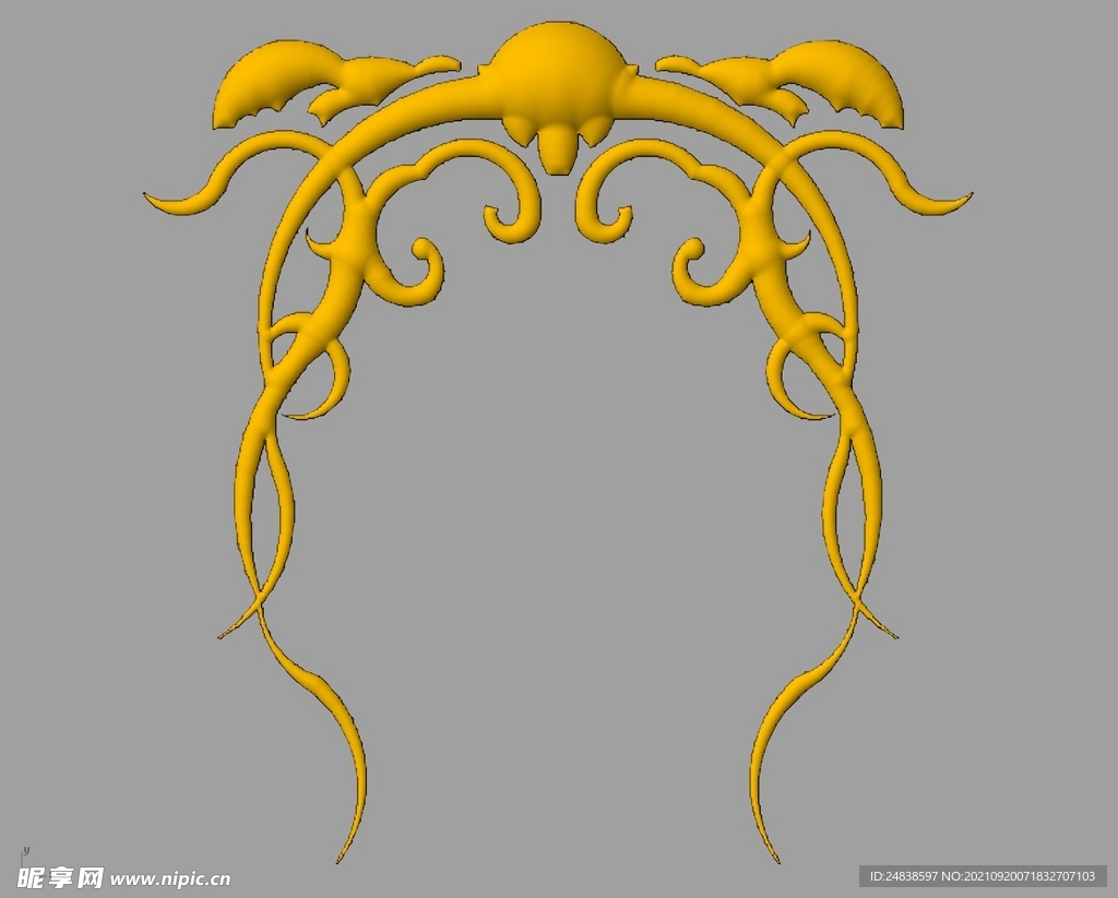  CAD装饰小品3D模型