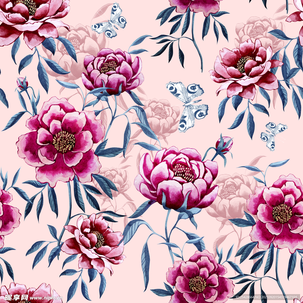 手绘花