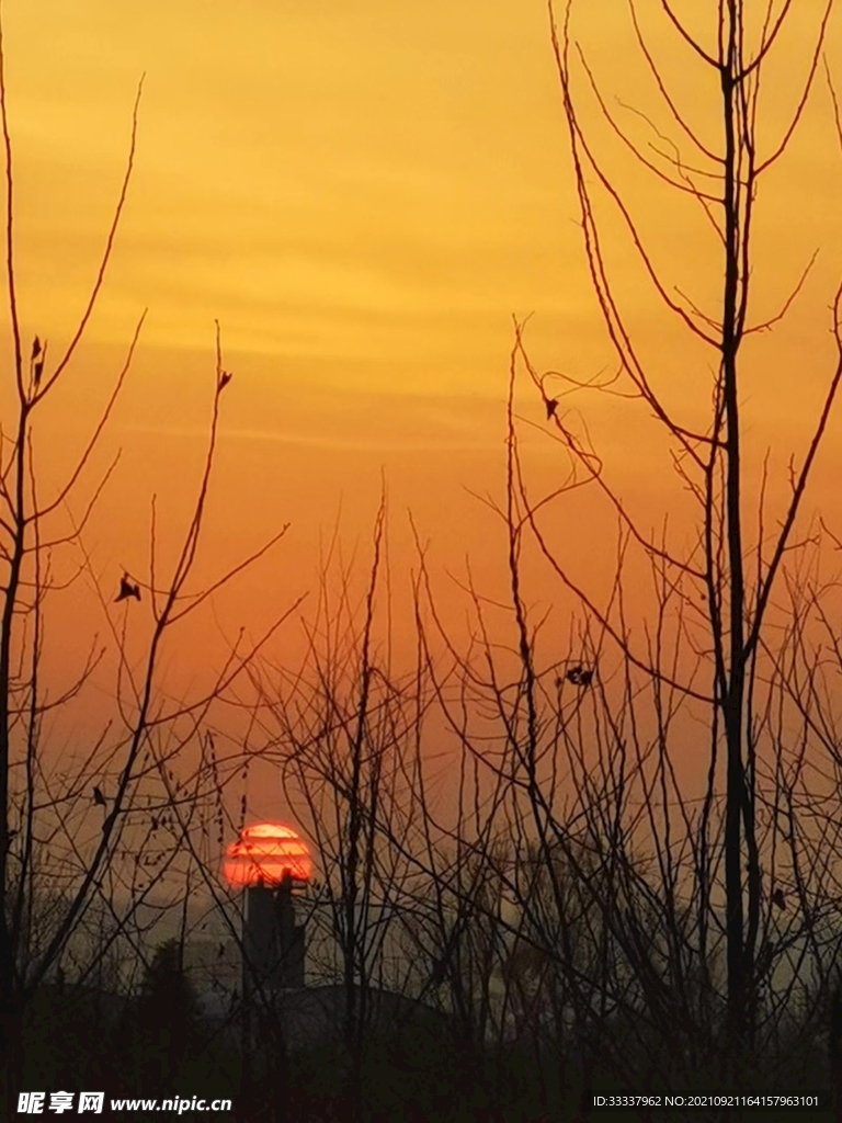 夕阳西下