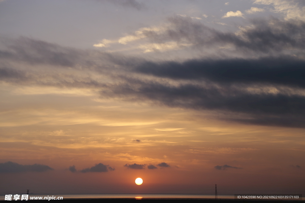 青海湖日出