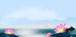 荷花背景