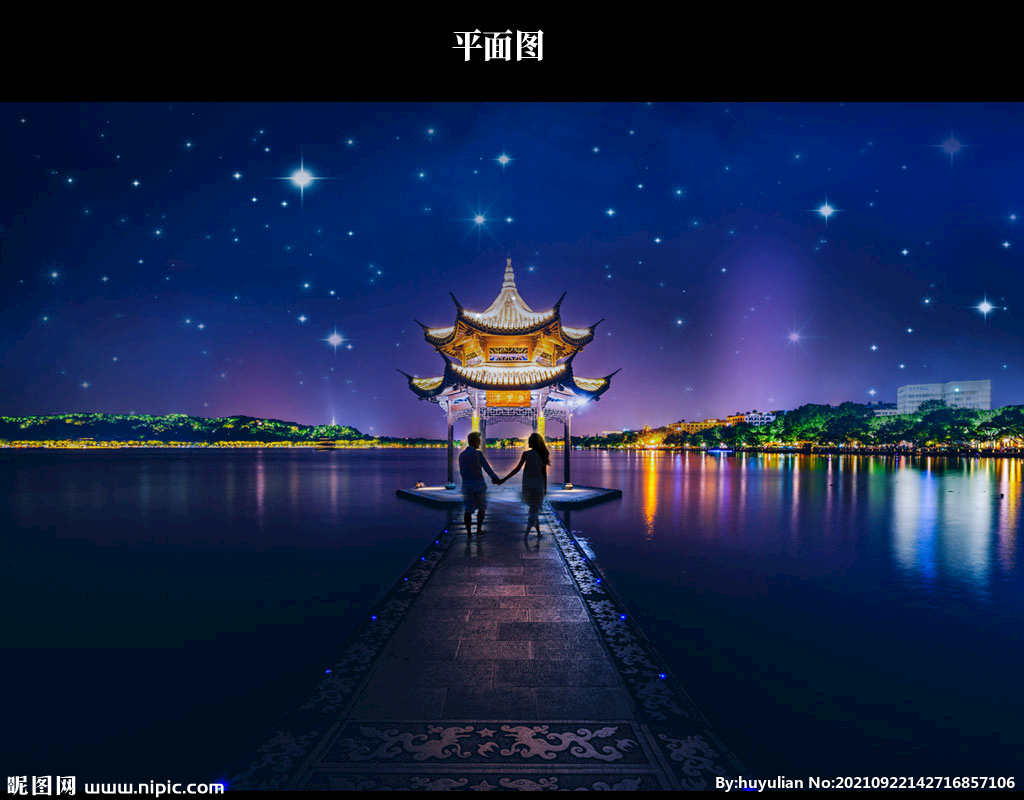 杭州西湖自然风景