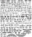 欧式矢量图案