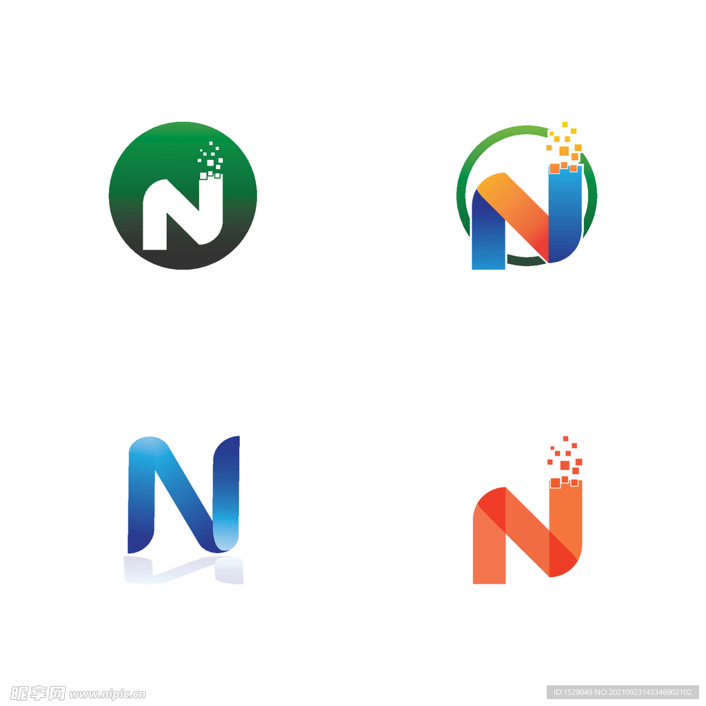 字母N图标   