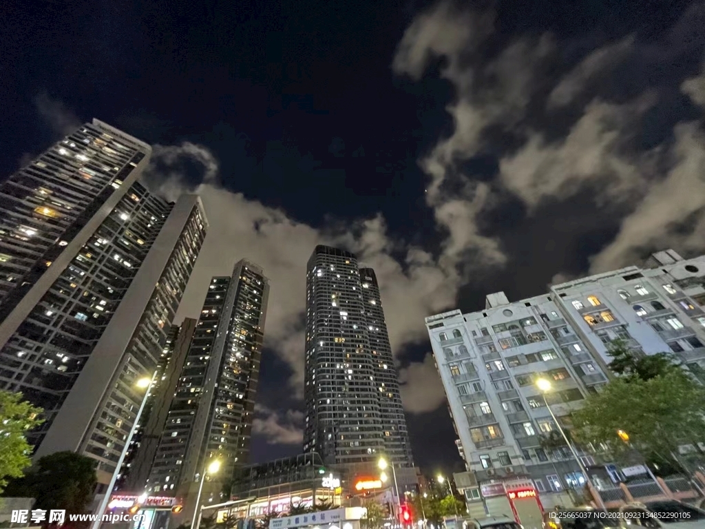 夜晚的城市