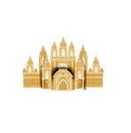 金色城堡欧式装饰城堡
