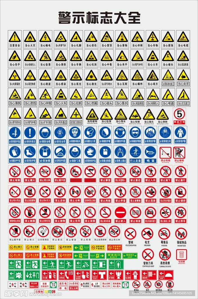 警示标志大全