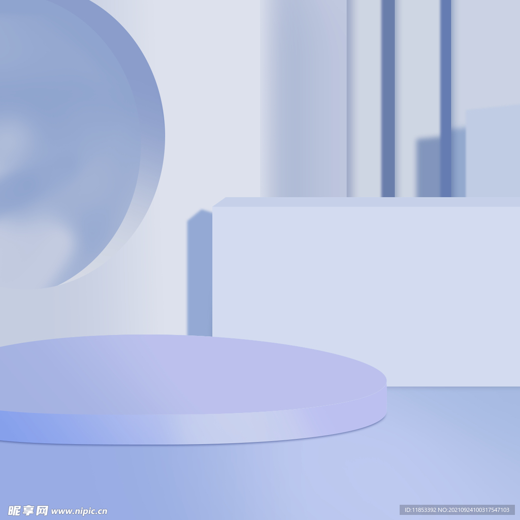 紫色背景主图分层图片
