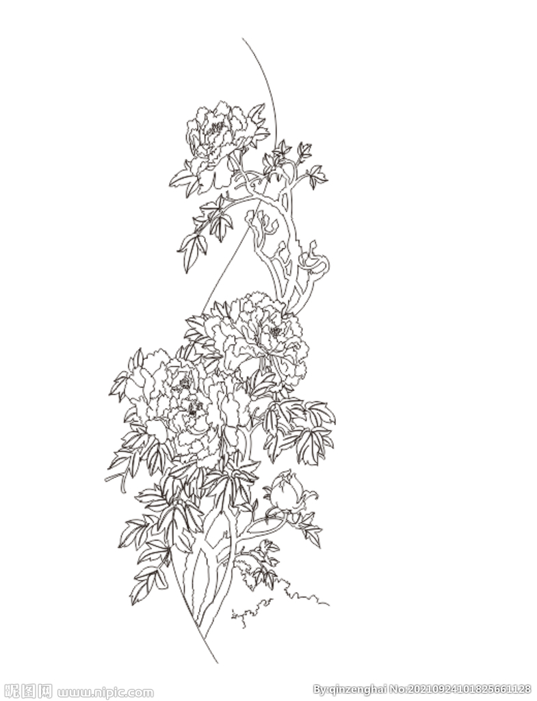 花藤背景底纹