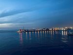 夜晚的海