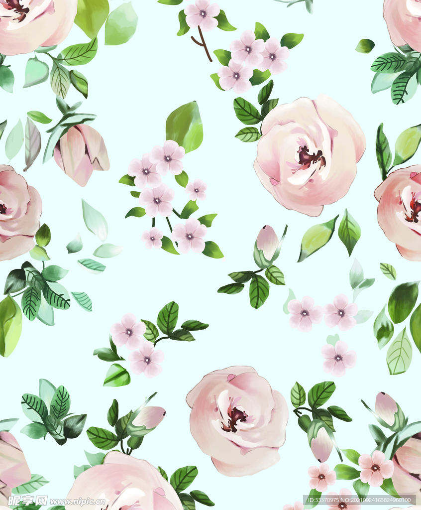 手绘花