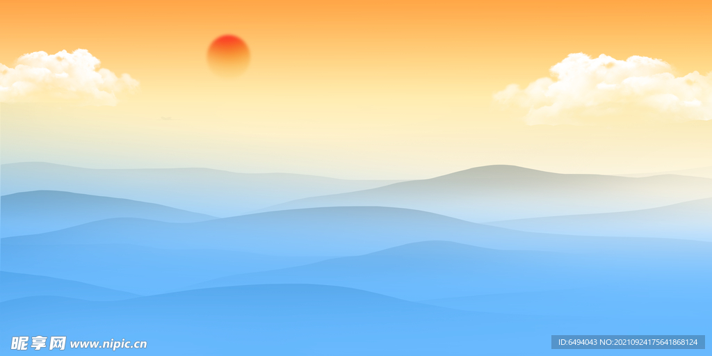 群山背景墙