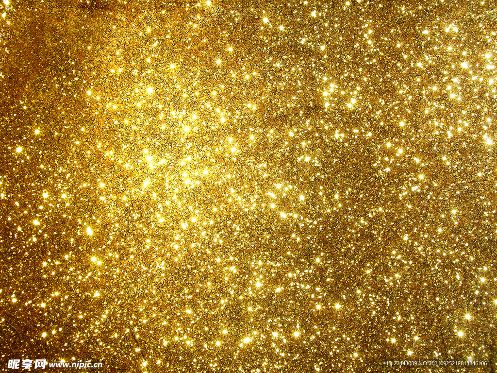 金色璀璨星星亮光肌理
