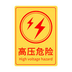 高压危险警示牌
