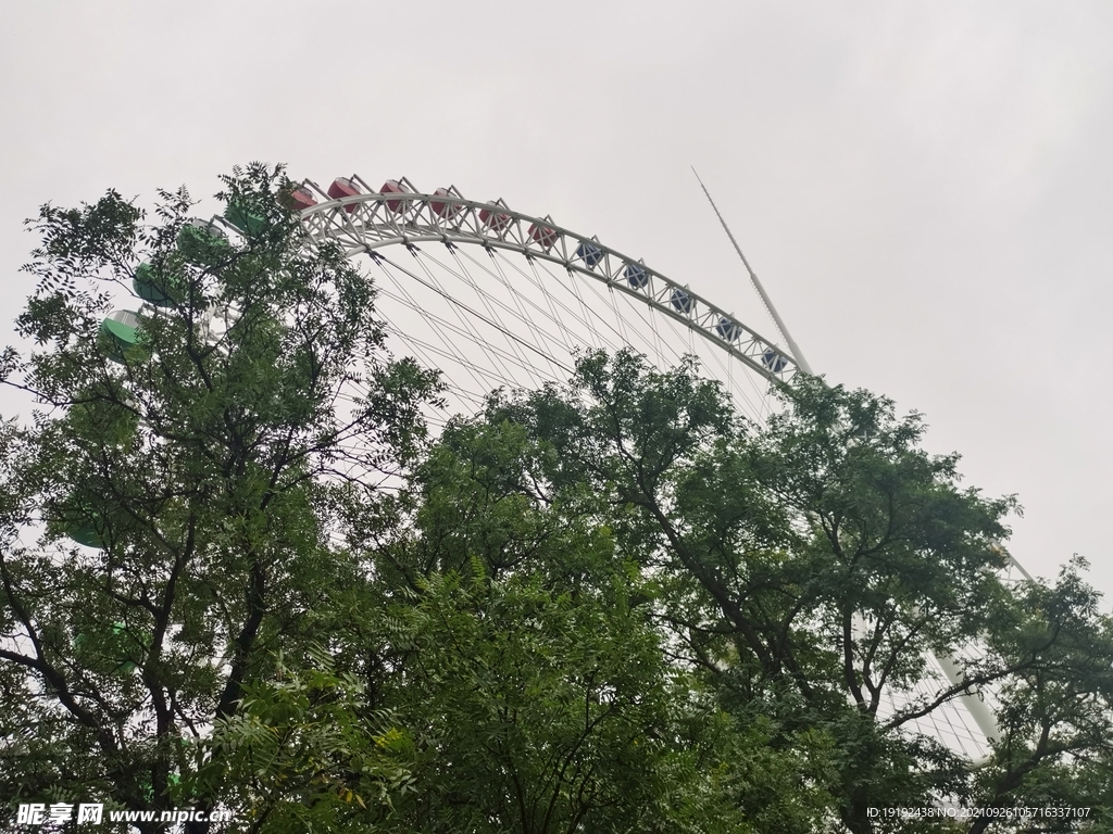 龙潭中湖风景  