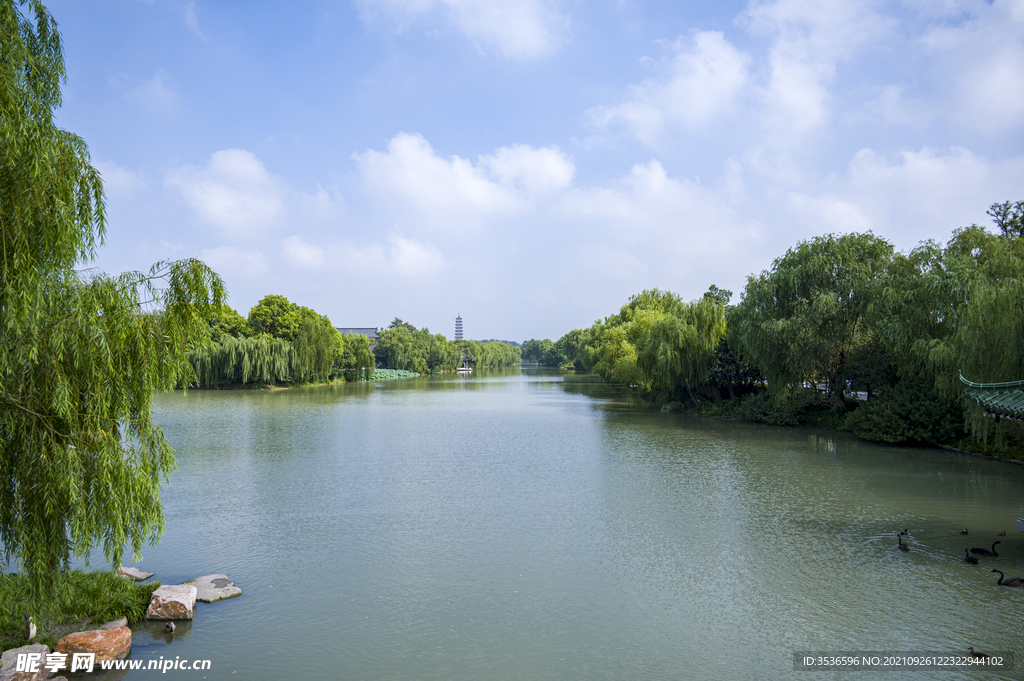 扬州瘦西湖美景