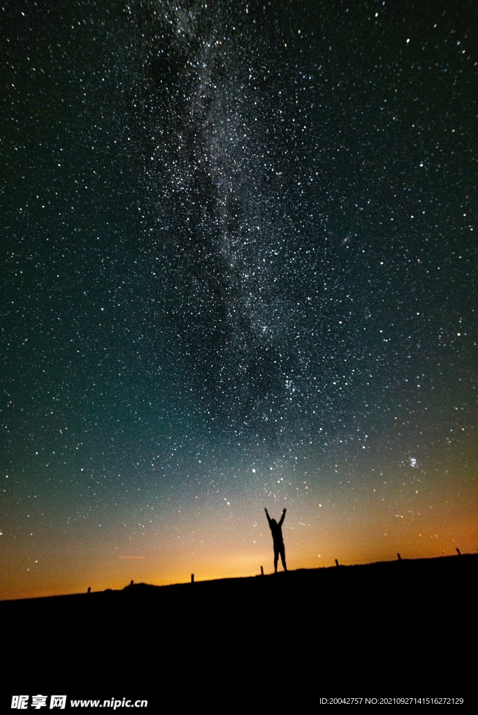 夜晚下的星空