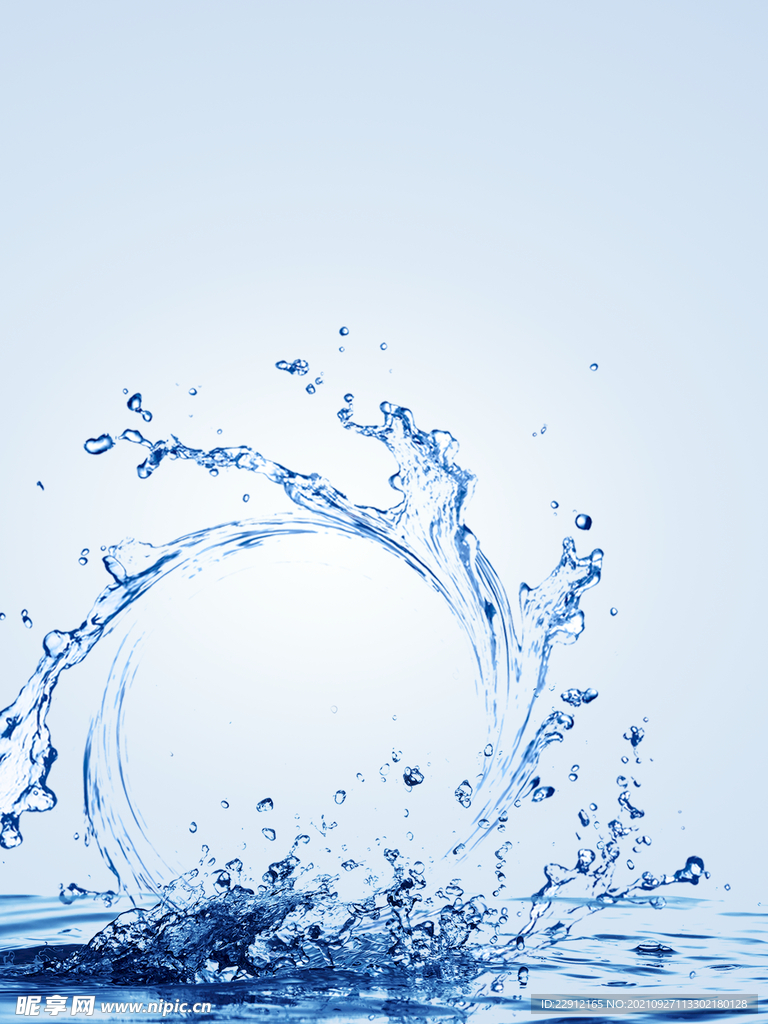 水滴水纹背景