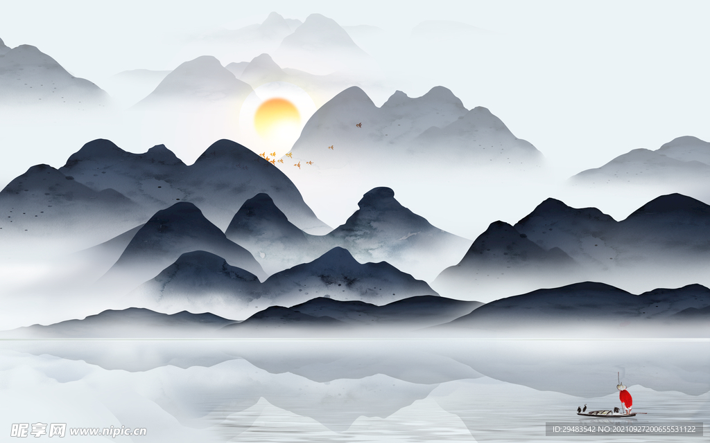 山水画 