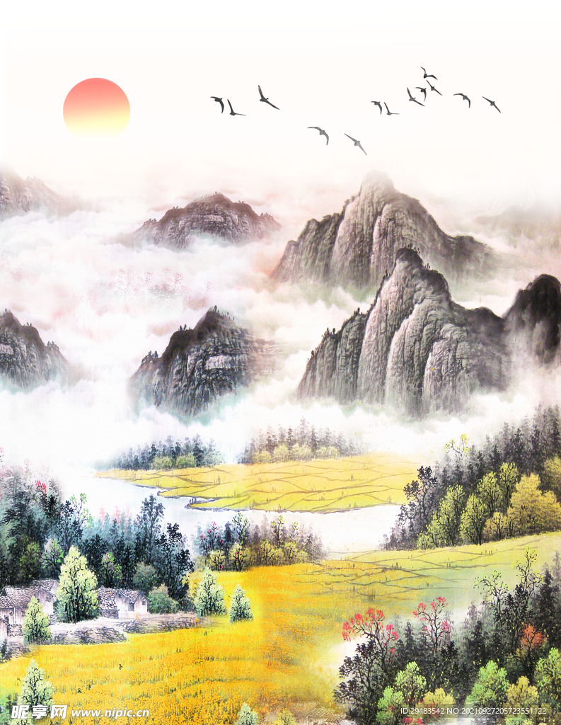 山水画 