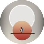 抽象几何图形圆形装饰画