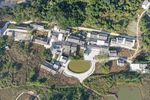 深圳大鹏坝光镇鸟瞰航拍图