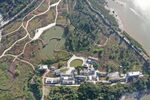 深圳大鹏坝光镇航拍图