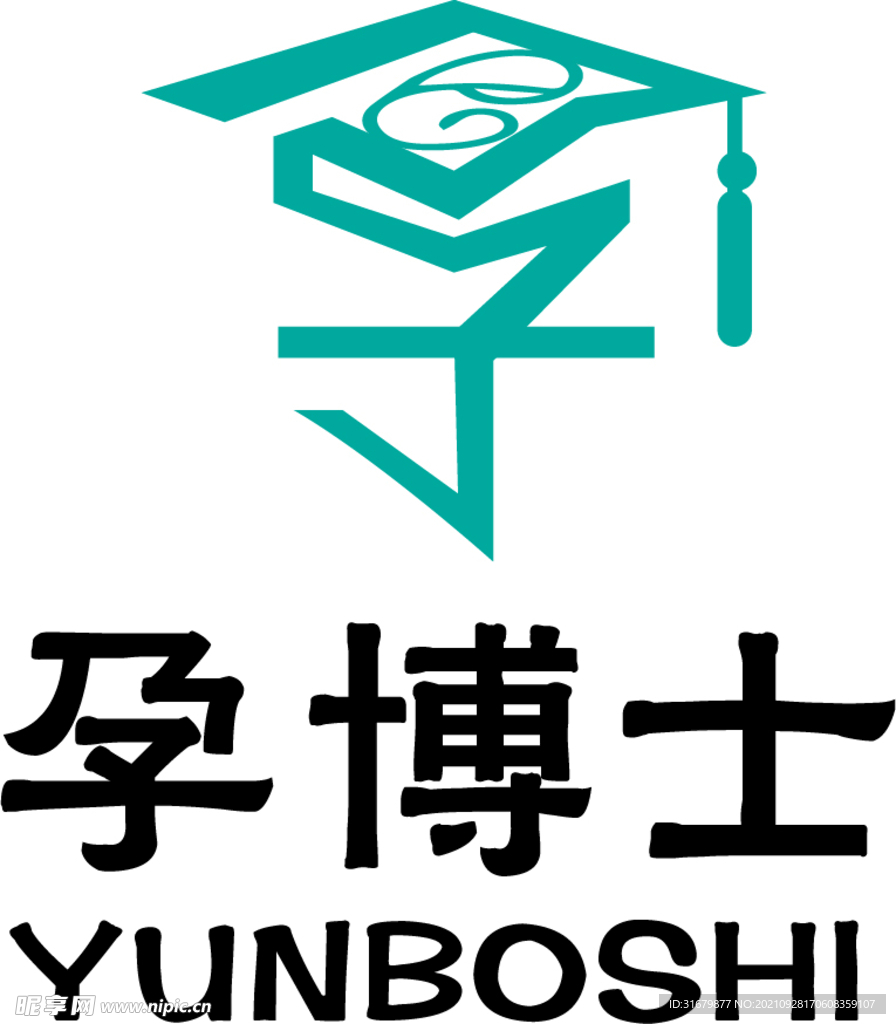 孕博士 母婴 字体logo