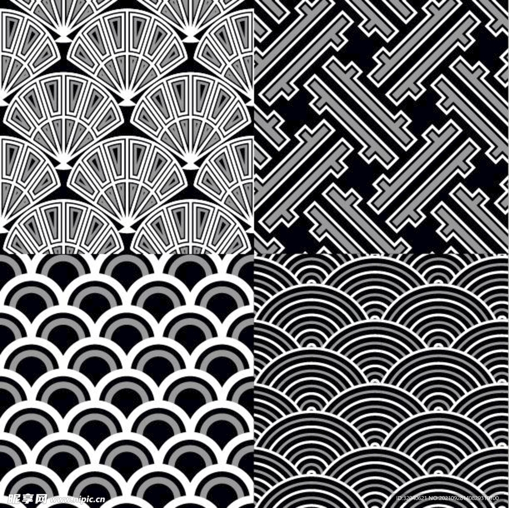 简约几何底纹