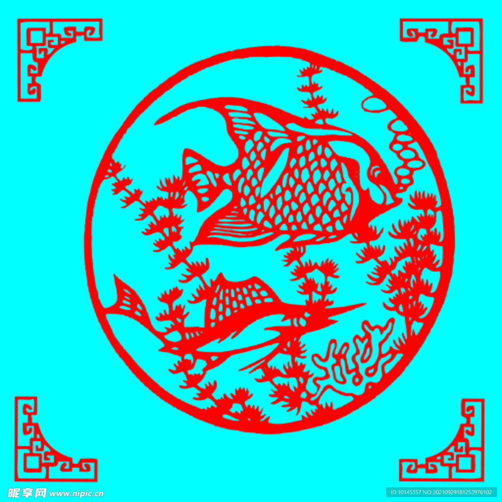 鱼剪纸