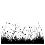 黑白装饰花纹  