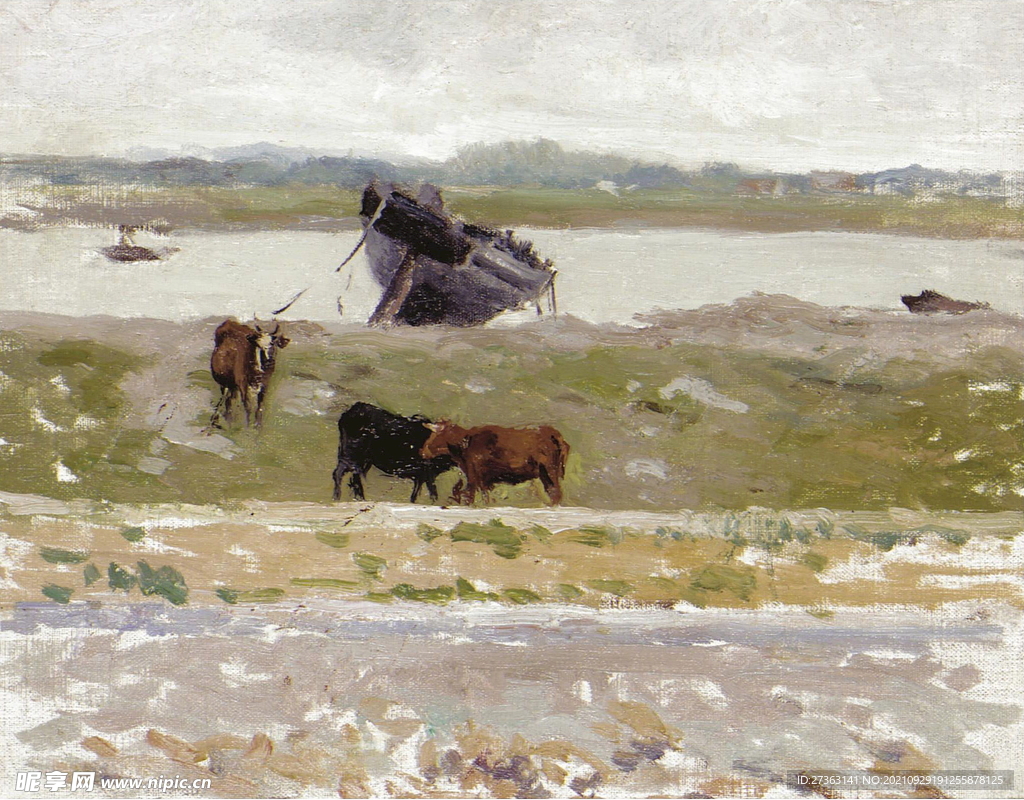 油画