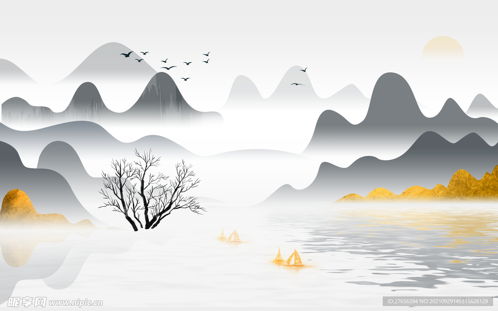 山水画 
