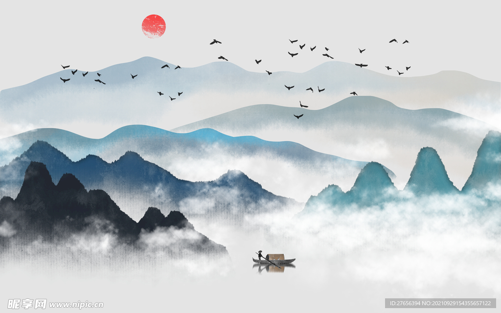 山水画 