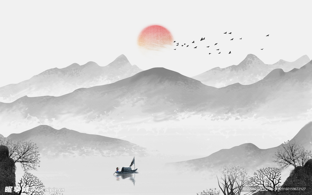 山水画 