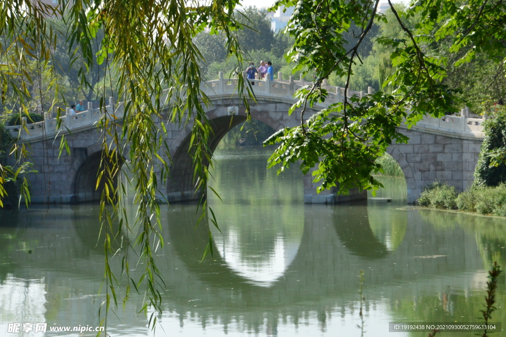 龙潭中湖风景 