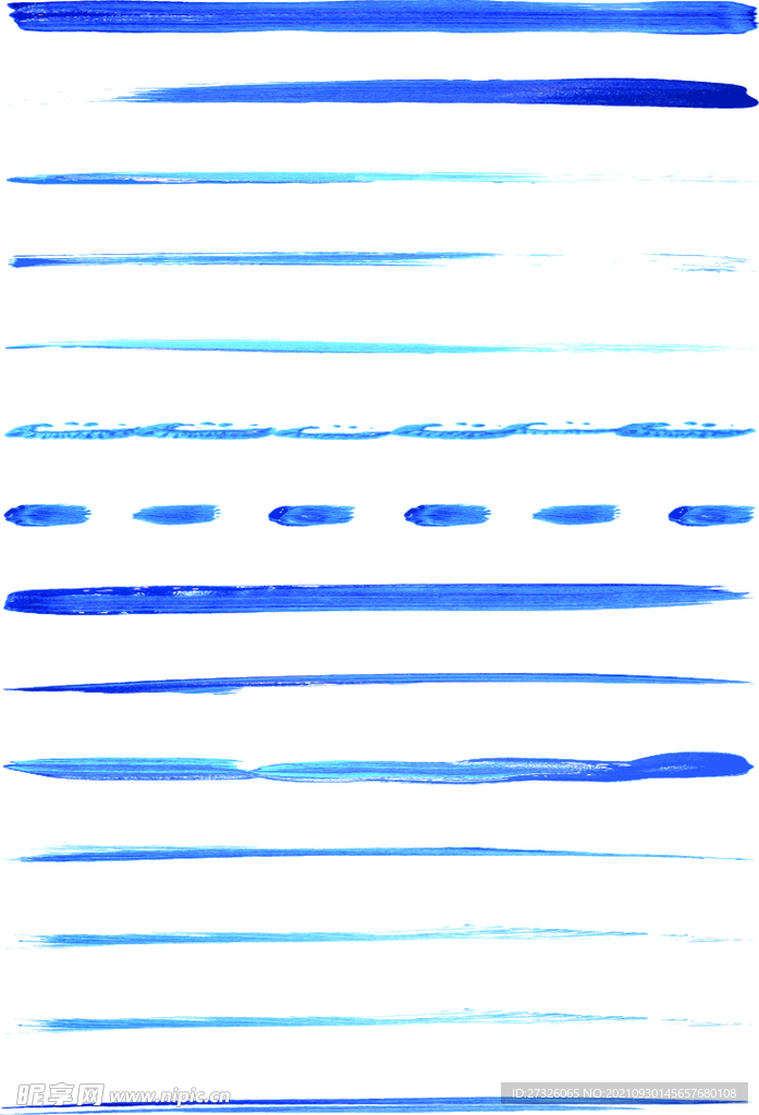 水彩笔触 