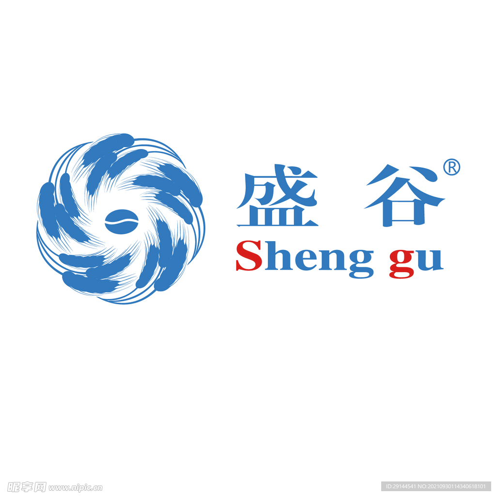 盘州盛谷蛋糕logo矢量图中文