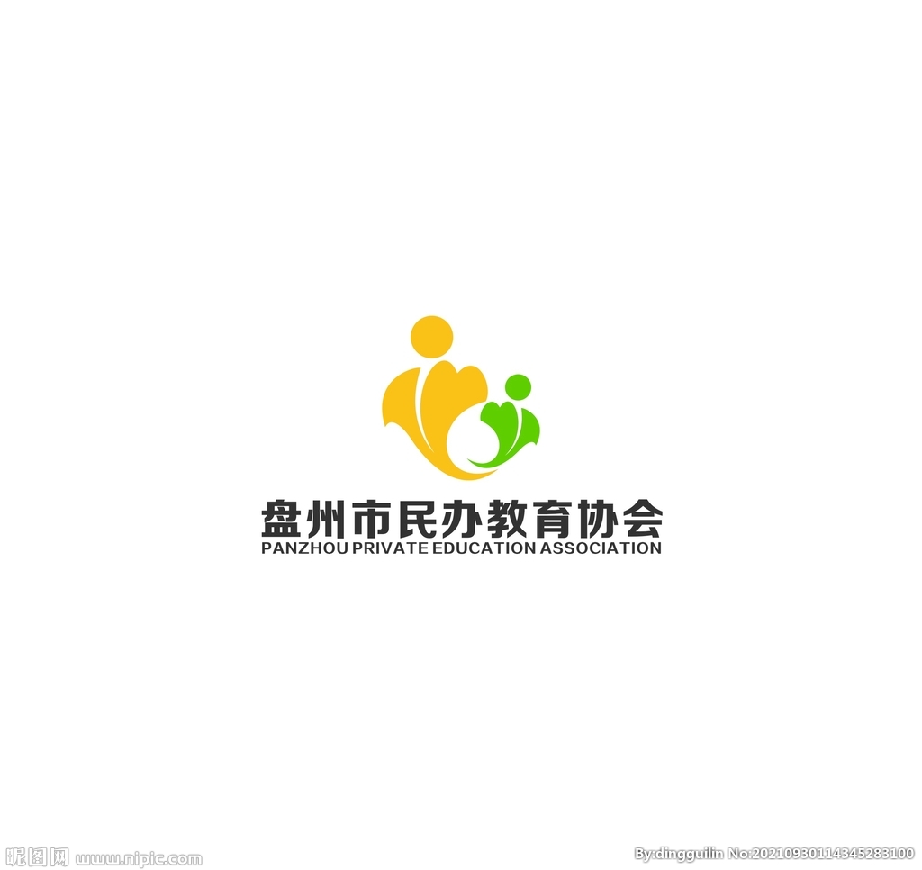 盘州市民办教育协会logo矢量