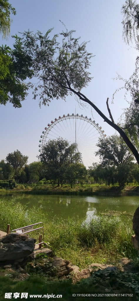 龙潭中湖风景 
