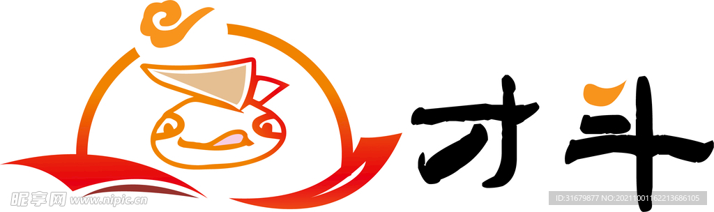 抄手 馄饨 餐饮logo