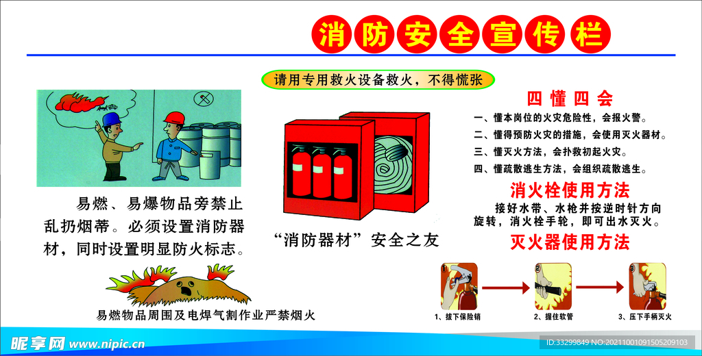消防安全宣传栏