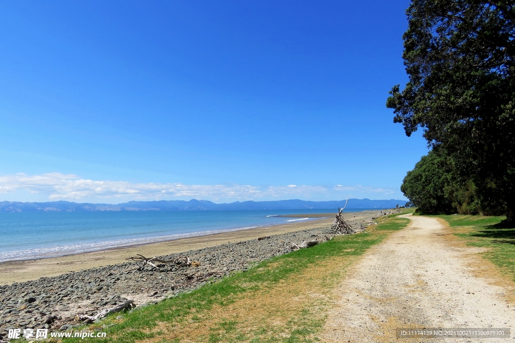 新西兰海滨自然风光