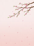 粉色桃花背景