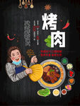 烤肉海报