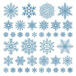 雪花冬季雪花晶体