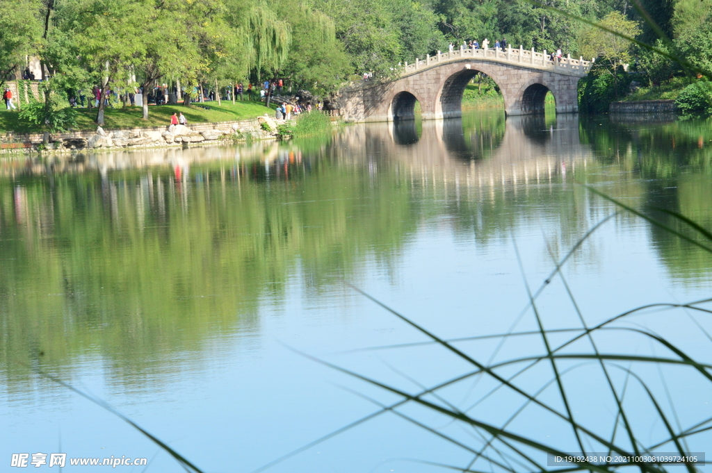 龙潭中湖风景 
