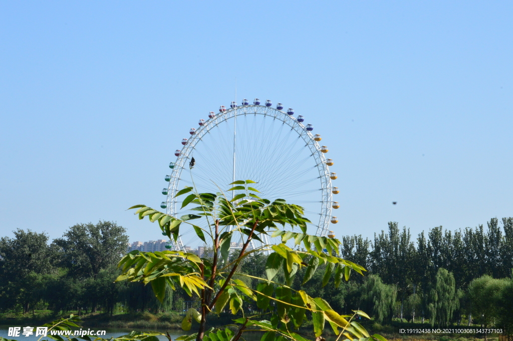 龙潭中湖风景 